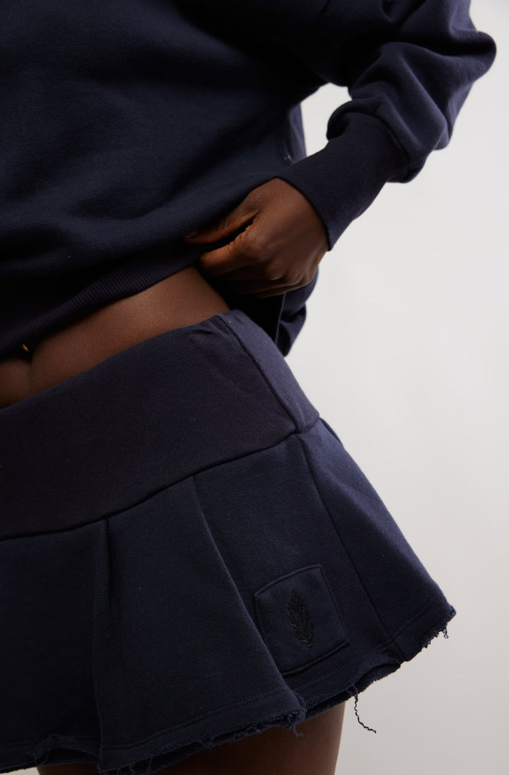 Sprint To The Finish Skirt Set in Midnight Navy by Free People