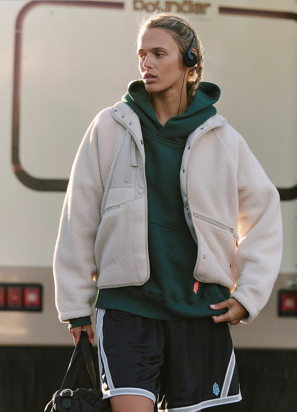 Hit The Slopes Jacket in Muted Beige by Free People