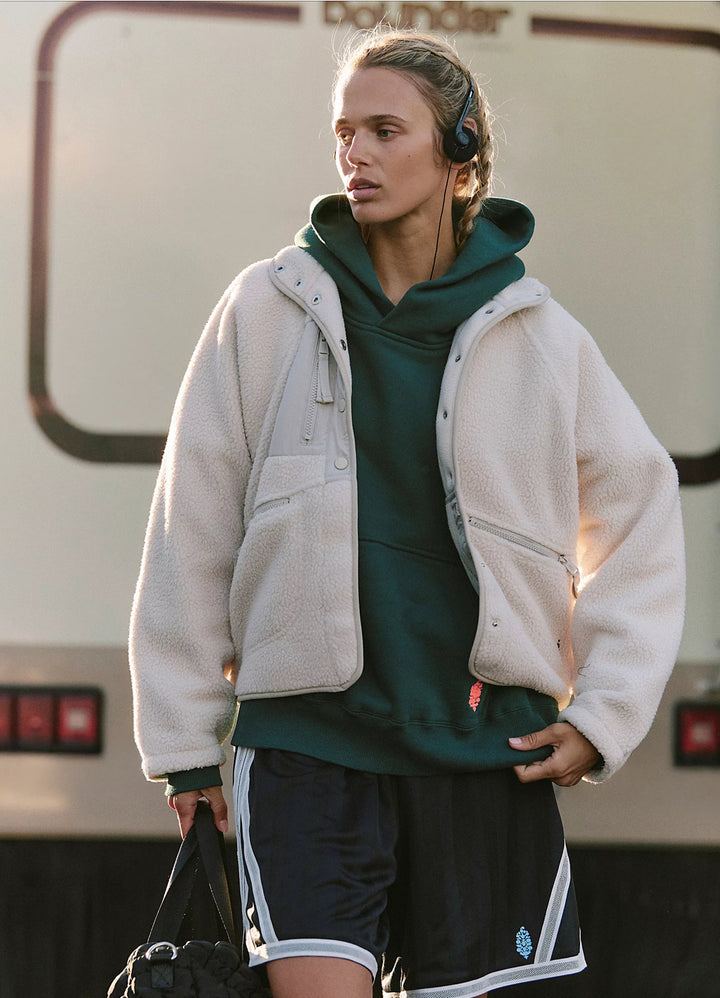 Hit The Slopes Jacket in Muted Beige by Free People