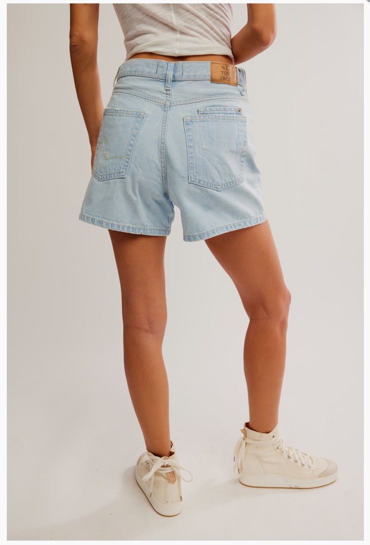 Tippi Denim Short in Babalon Blue