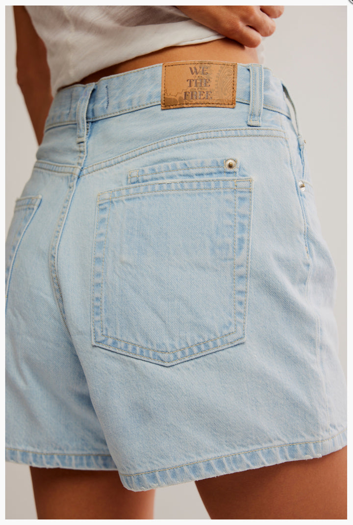 Tippi Denim Short in Babalon Blue