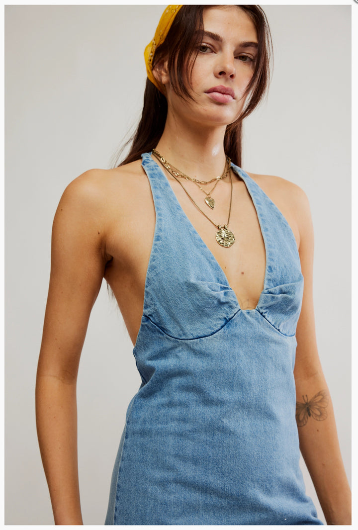 Trevi Denim Mini in Celestial Blue