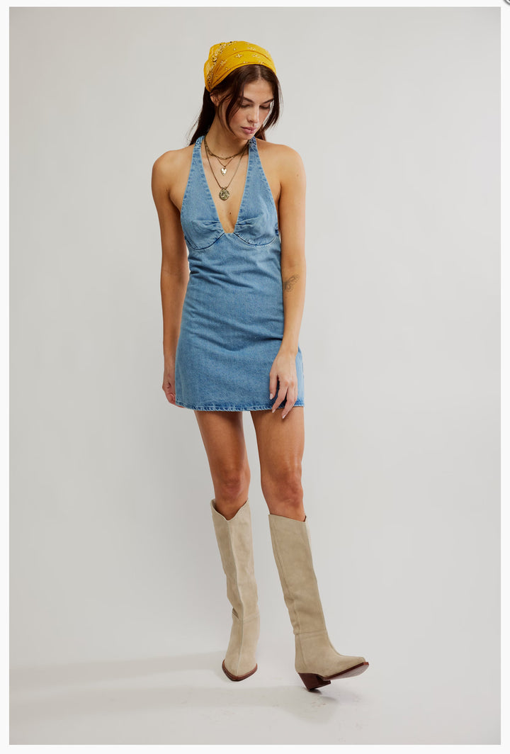 Trevi Denim Mini in Celestial Blue