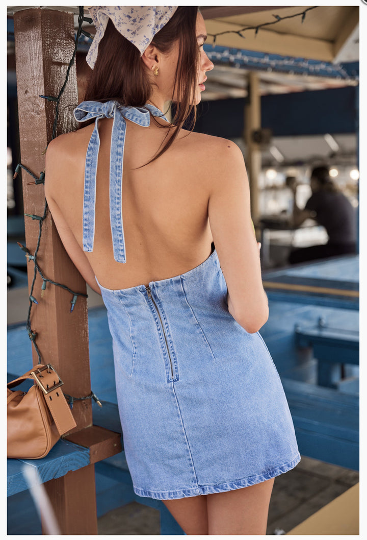 Trevi Denim Mini in Celestial Blue