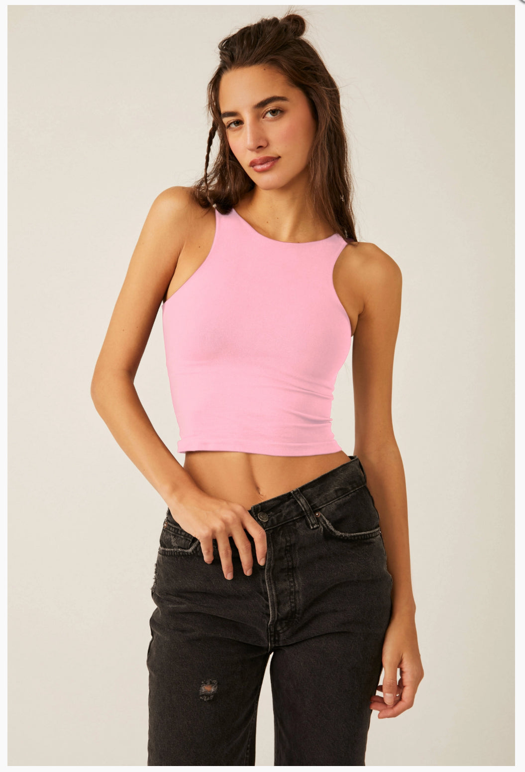 Clean Lines Cami in Candy Pink – The 66 Collective