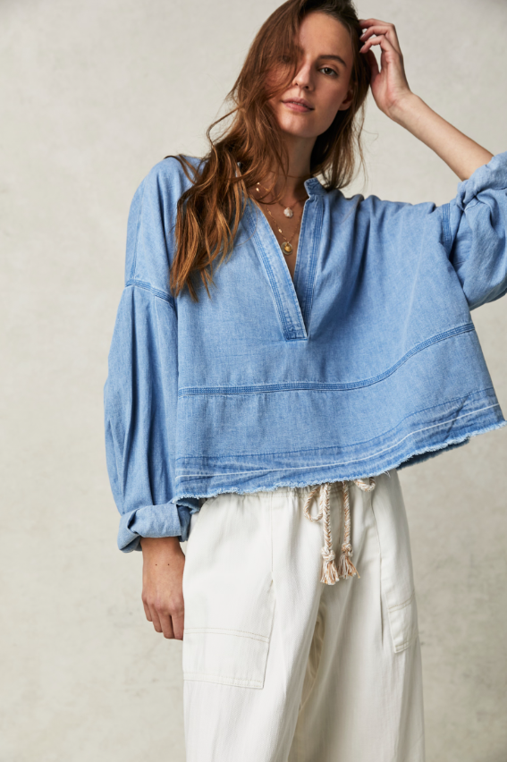 Jude Denim Pullover by Free People – The 66 Collective