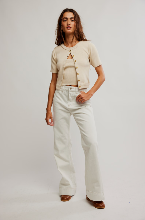 Wtf Ny Twosie in Ecru by Free People