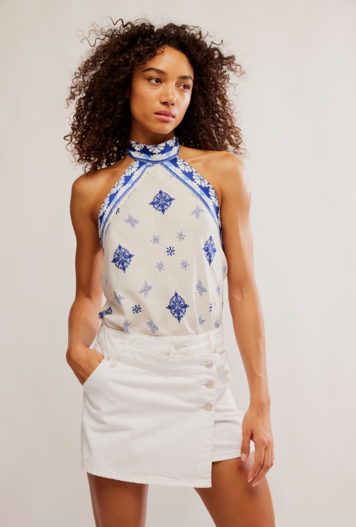 1 Thing Bodysuit in Nautical Combo by Free People