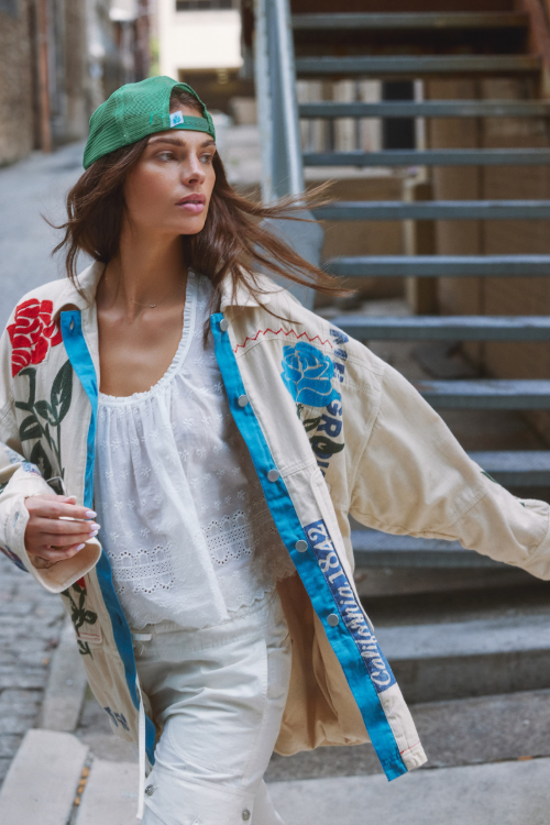 Field Of Roses Jacket in Roses By The Dozen by Free People