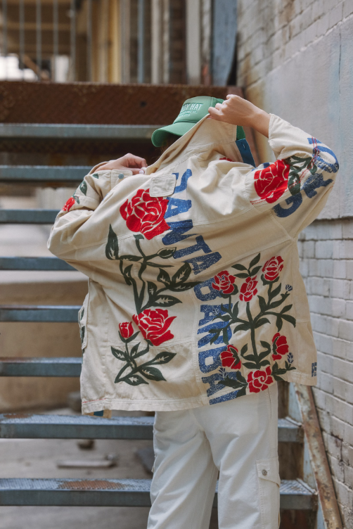 Field Of Roses Jacket in Roses By The Dozen by Free People
