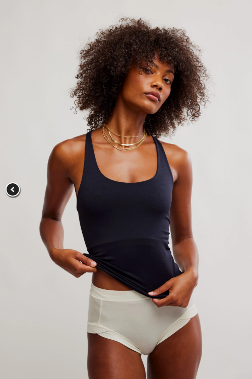 Clean Lines Racerback in Black by Free People