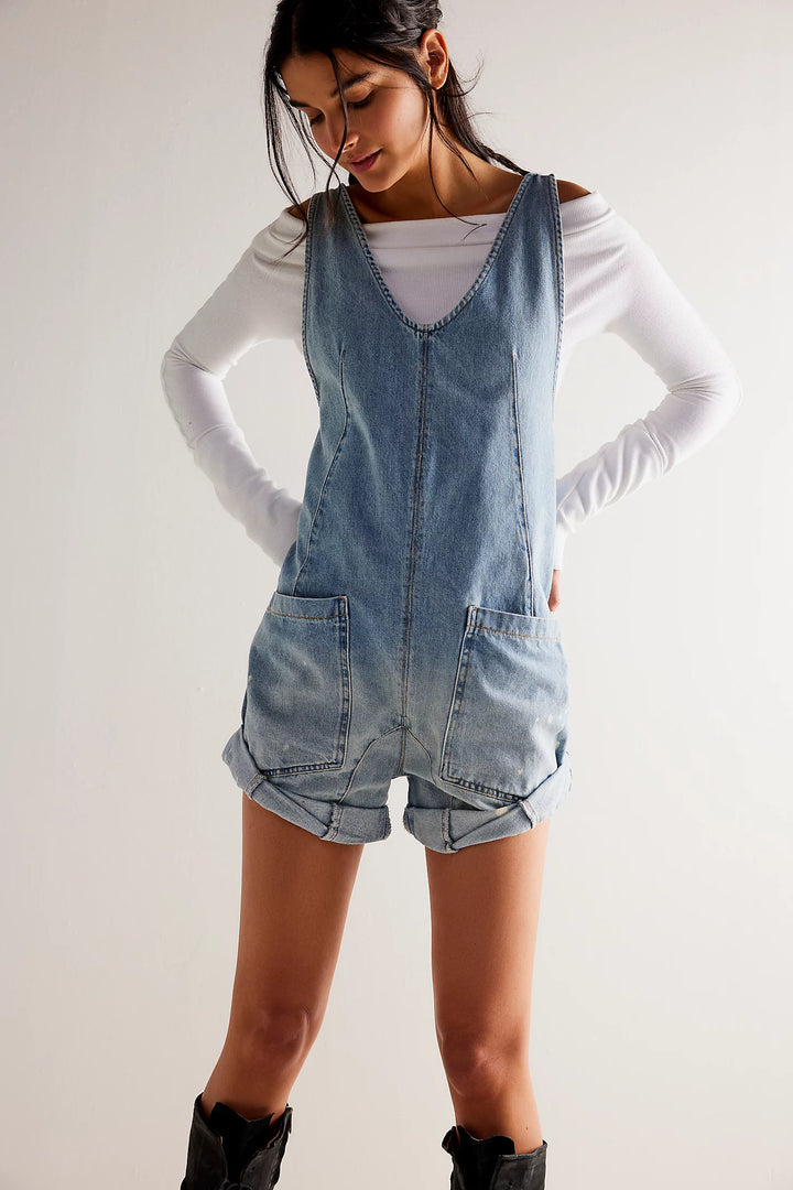 High Roller Shortall in Bright Eyes by Free People