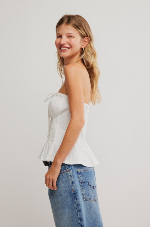 Wink Wink Tube in Clean Ivory by Free People