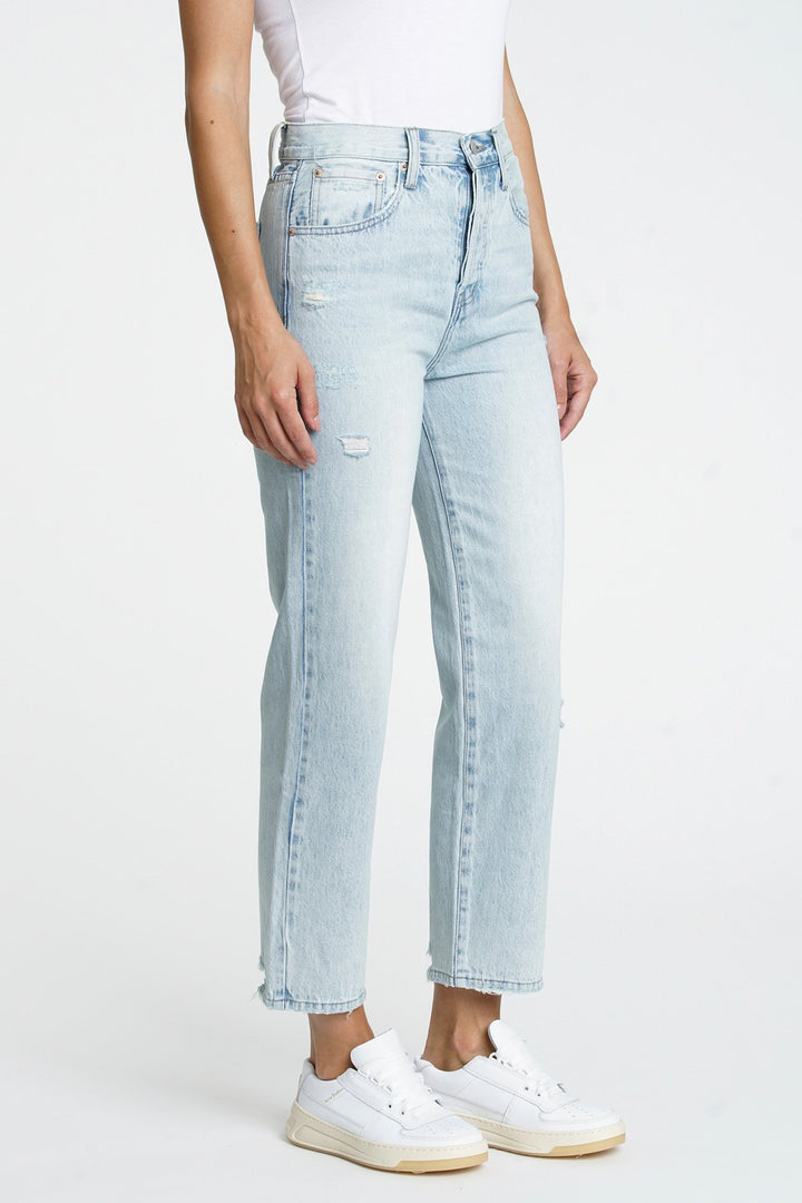 Cassie Super High Rise Straight Crop in Soulmate