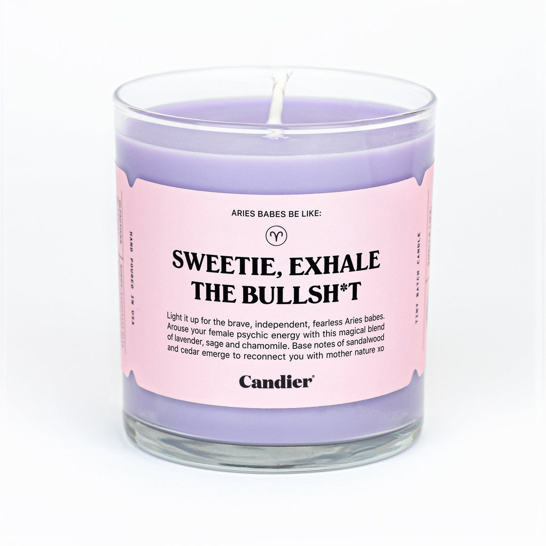 Aries Zodiac Candle
