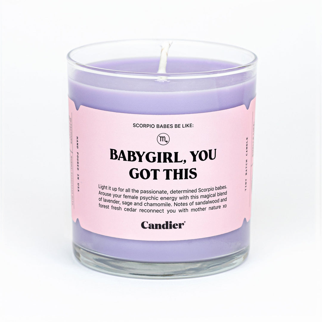 Scorpio Zodiac Candle