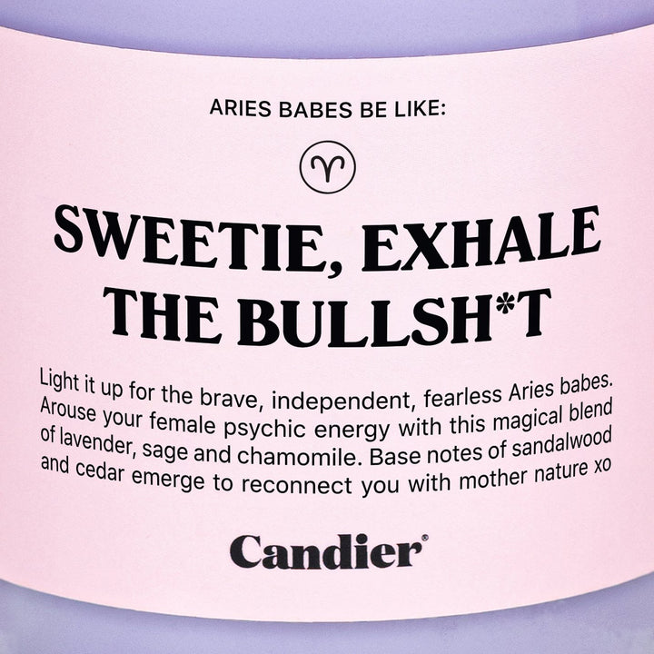 Aries Zodiac Candle