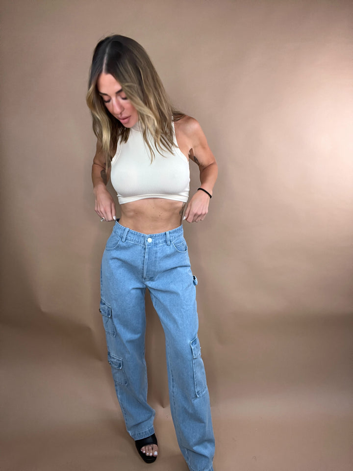 Randie Cargo Denim