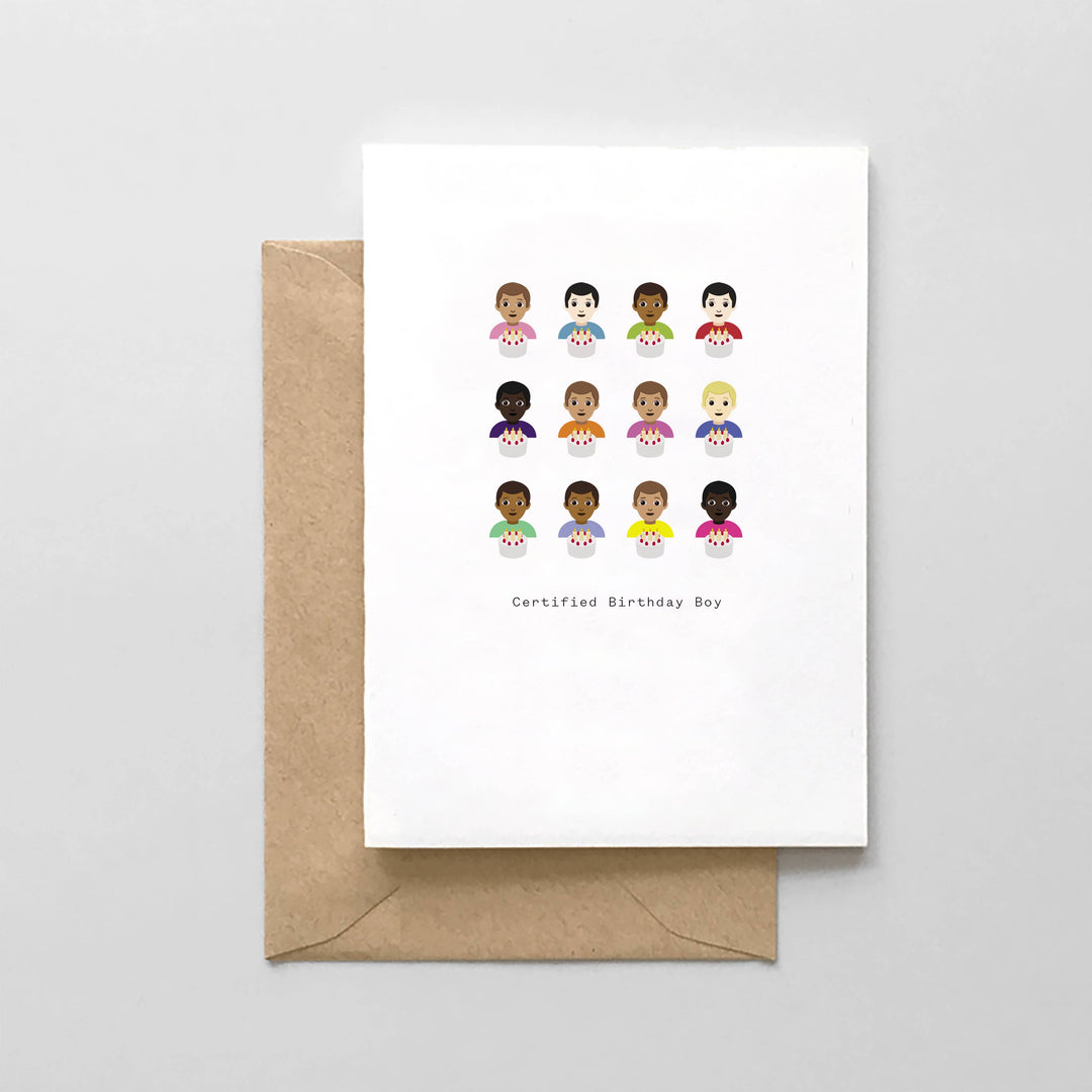 Certified Birthday Boy Card