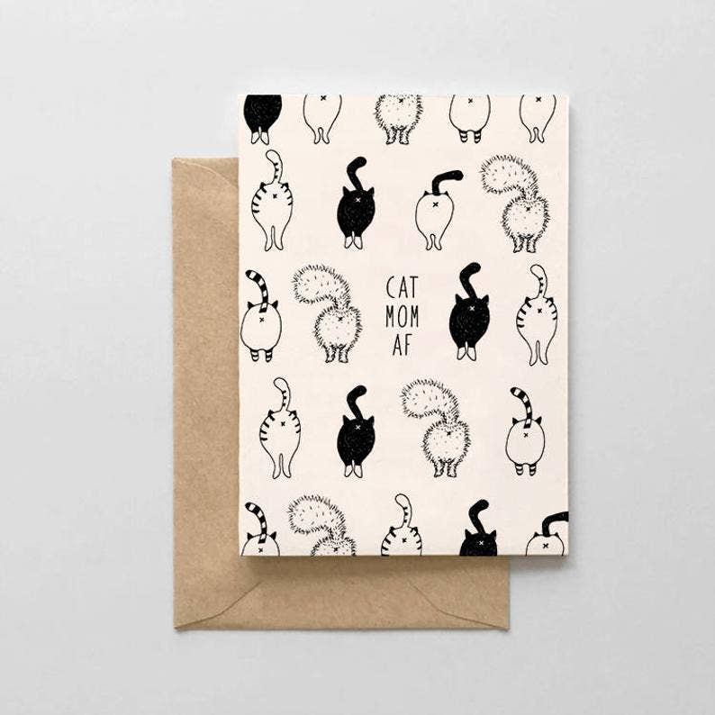 Cat Mom AF Card
