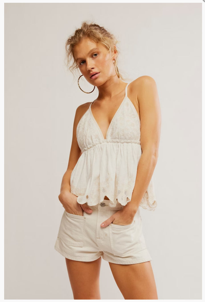 Sunny Days Cami in Ivory