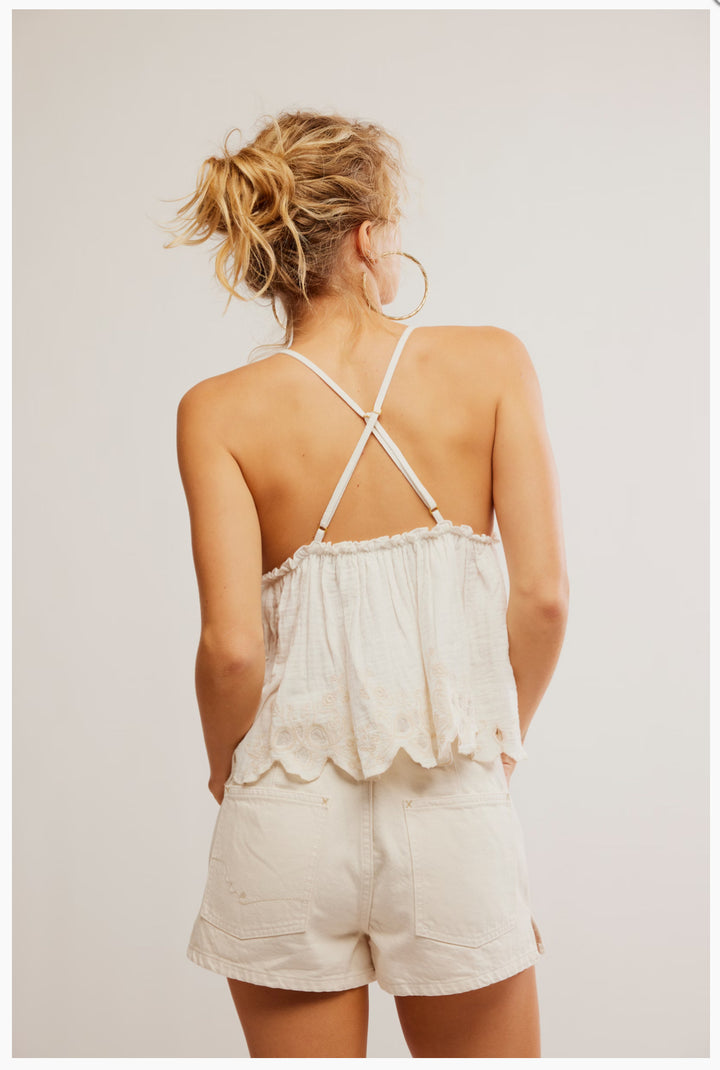 Sunny Days Cami in Ivory