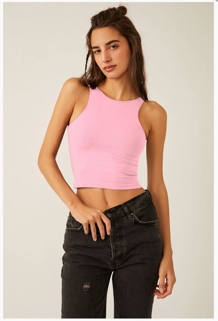 Clean Lines Cami in Candy Pink