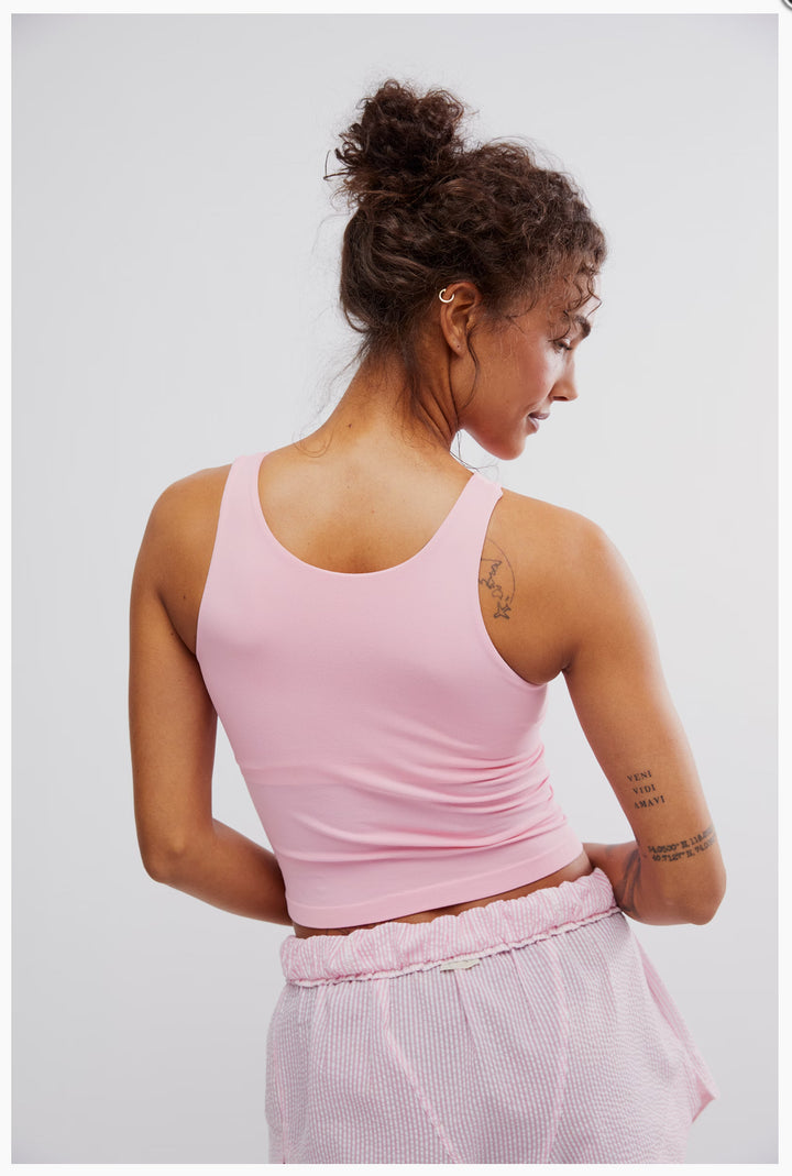 Clean Lines Cami in Candy Pink