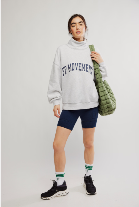 Victory Set in Heather Gray/Midnight by Free People