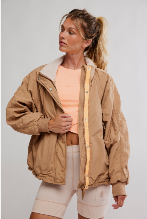Field Tripper Jacket in Light Camel by Free People