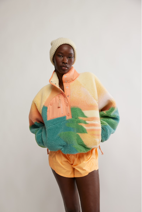 Rocky Ridge Pull-Over in Faded Horizon Combo by Freee People