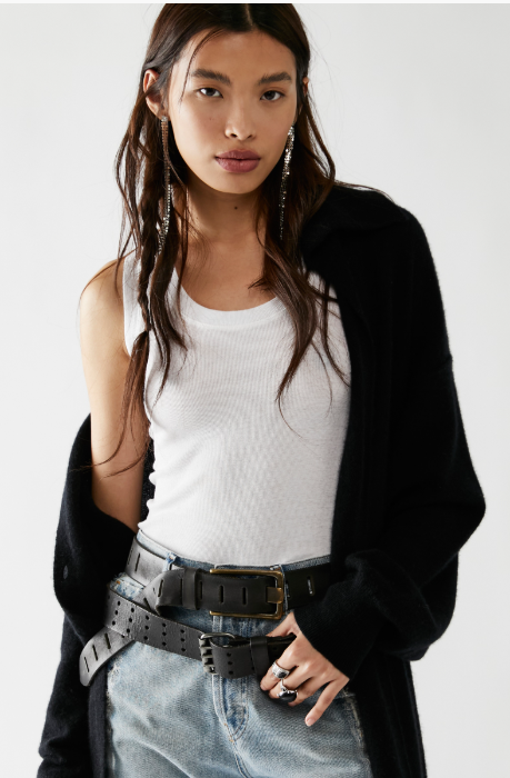 WTF Jona Belt in Black by Free People