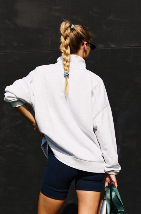 Victory Set in Heather Gray/Midnight by Free People