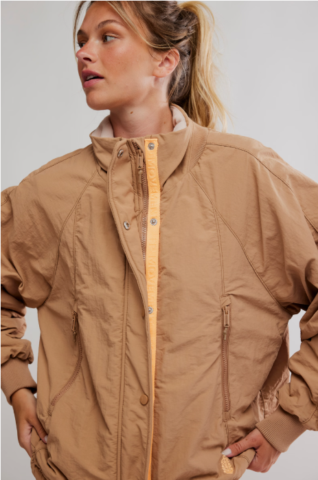 Field Tripper Jacket in Light Camel by Free People