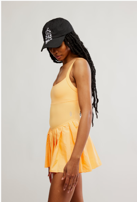 Swing of Things Dress in Neon Clementine by Free People