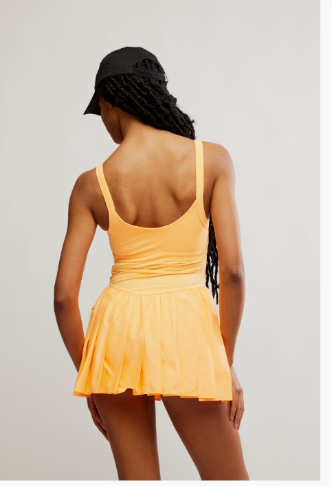Swing of Things Dress in Neon Clementine by Free People