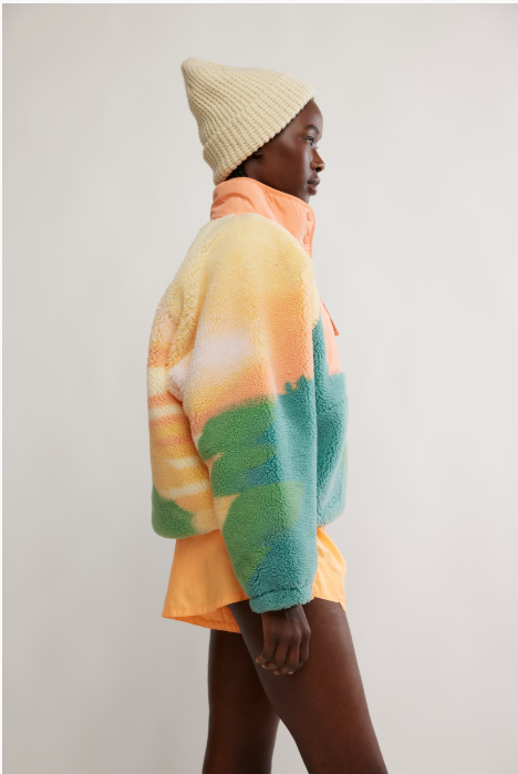 Rocky Ridge Pull-Over in Faded Horizon Combo by Freee People