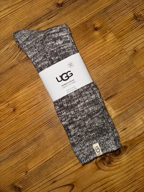 Rib Knit Slouchy Crew Sock in Nightfall by UGG