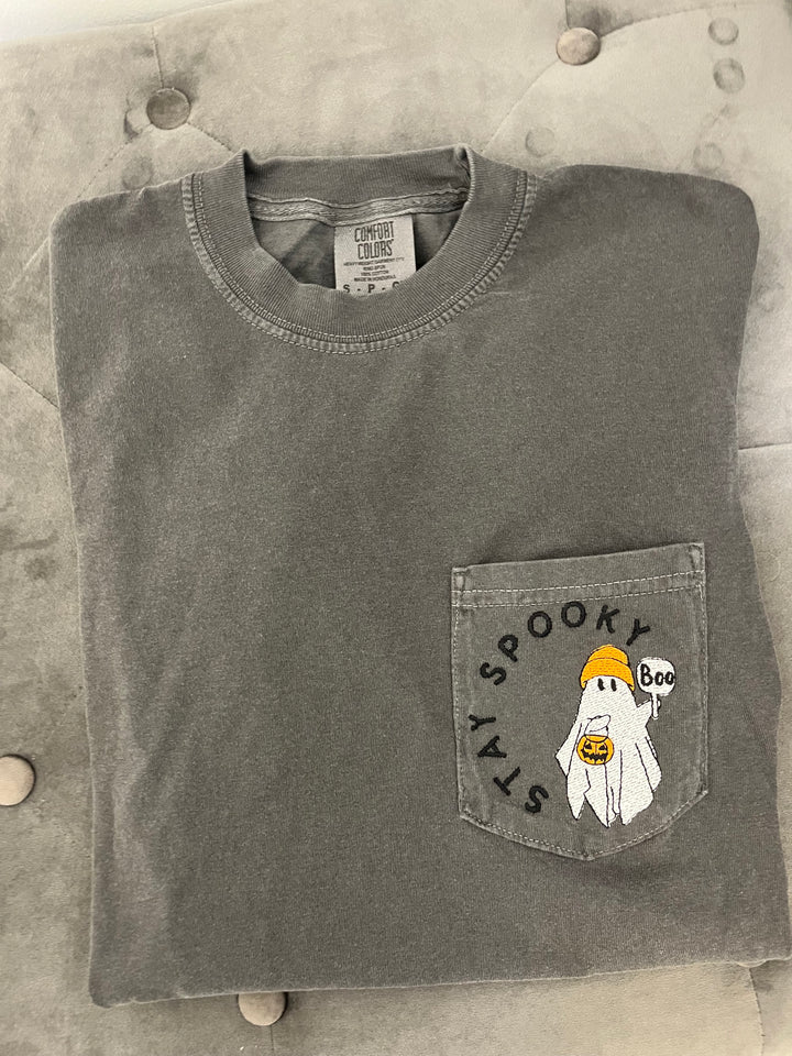 Stay Spooky Pocket Tee