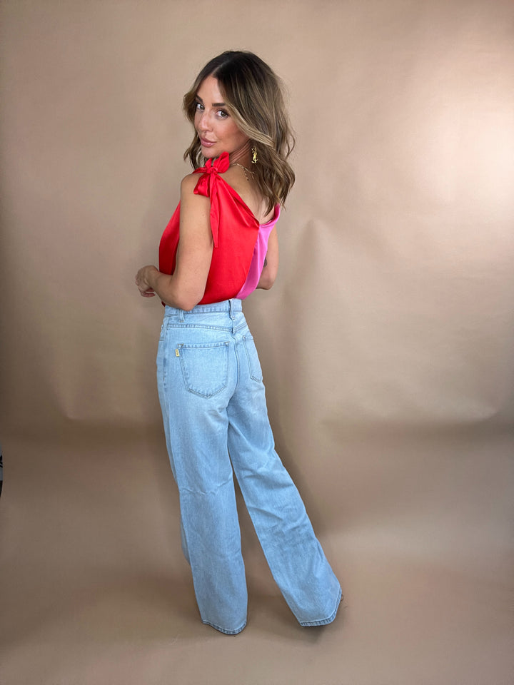 Flying To L.A Jeans in Light Stone