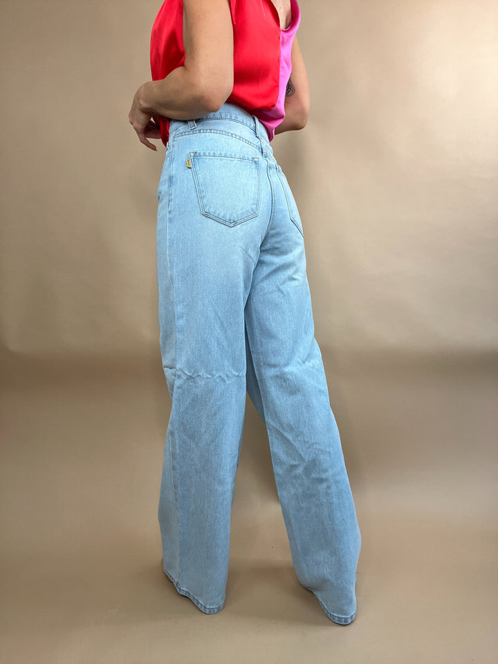 Flying To L.A Jeans in Light Stone