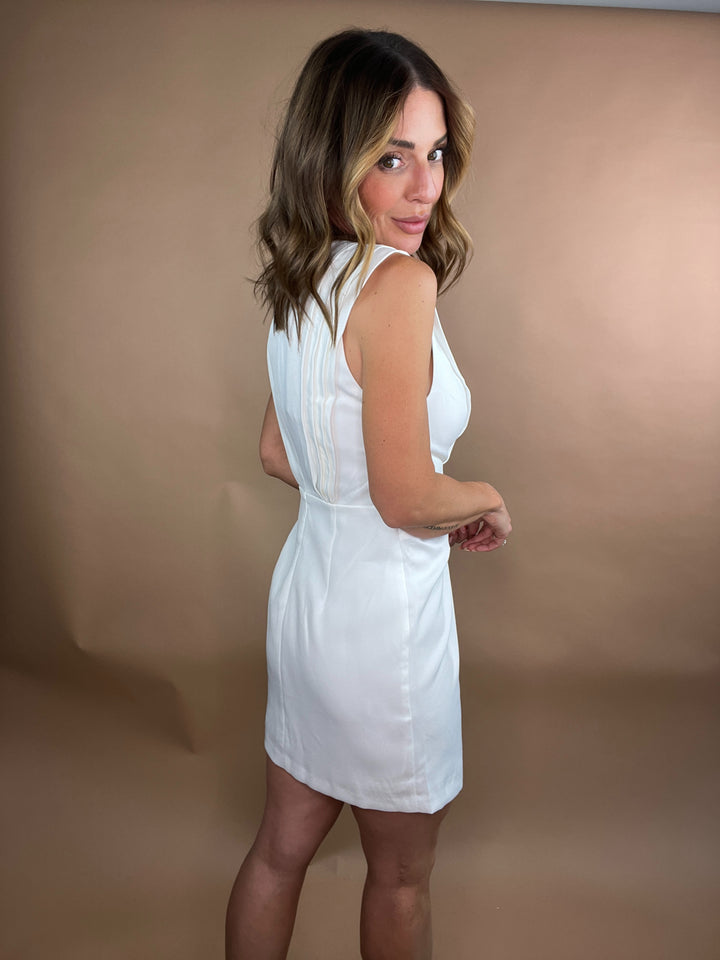 cute white dress for wedding shower 