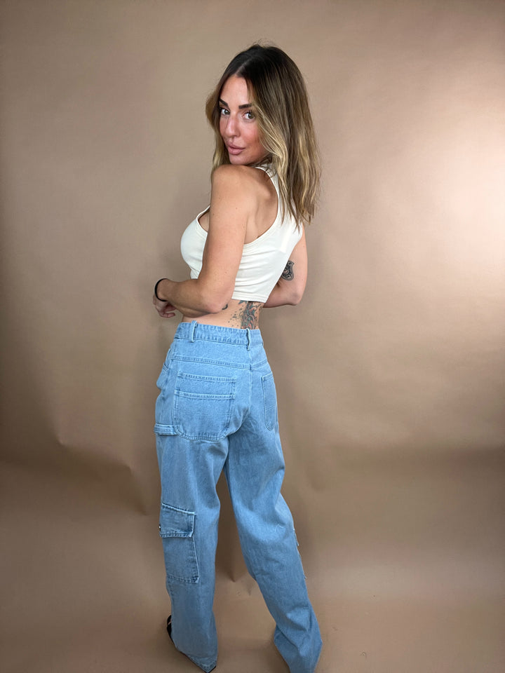 Randie Cargo Denim
