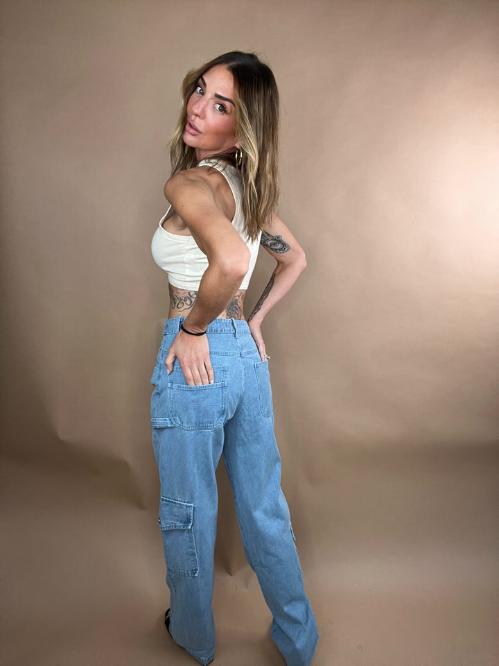 Randie Cargo Denim