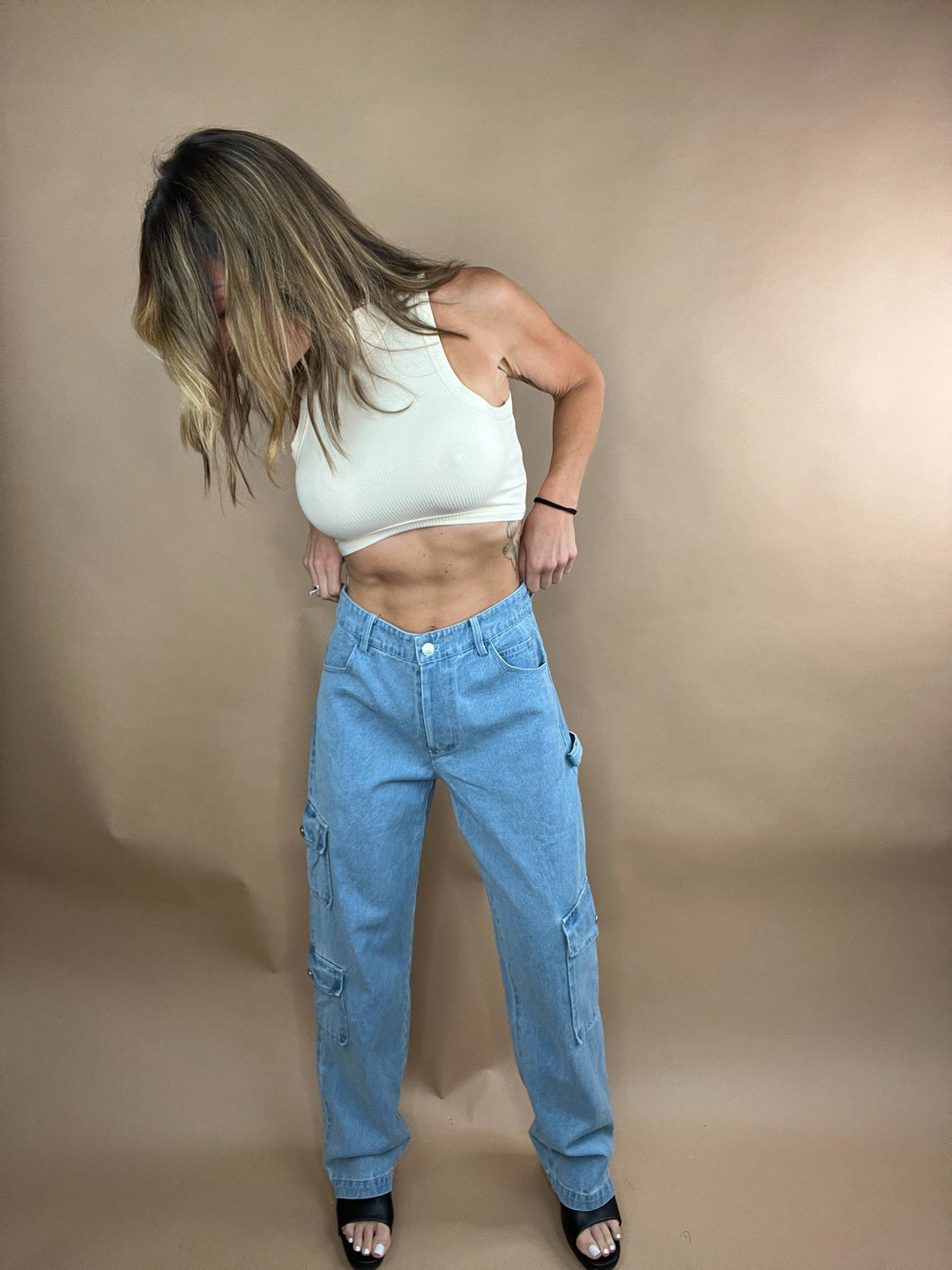Randie Cargo Denim