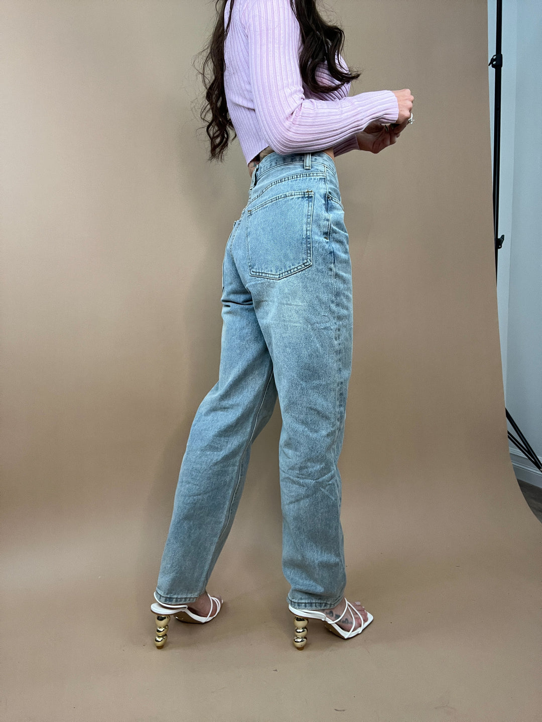 Run Free Asymmetrical Denim in Light