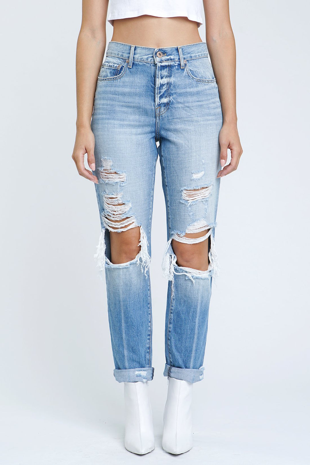 Presley High Rise Vintage 90s Rock or Bust by Pistola Denim