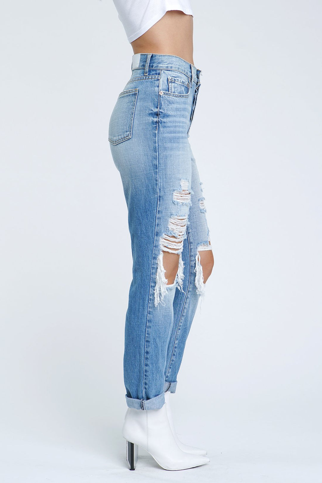 Presley High Rise Vintage 90s Rock or Bust by Pistola Denim